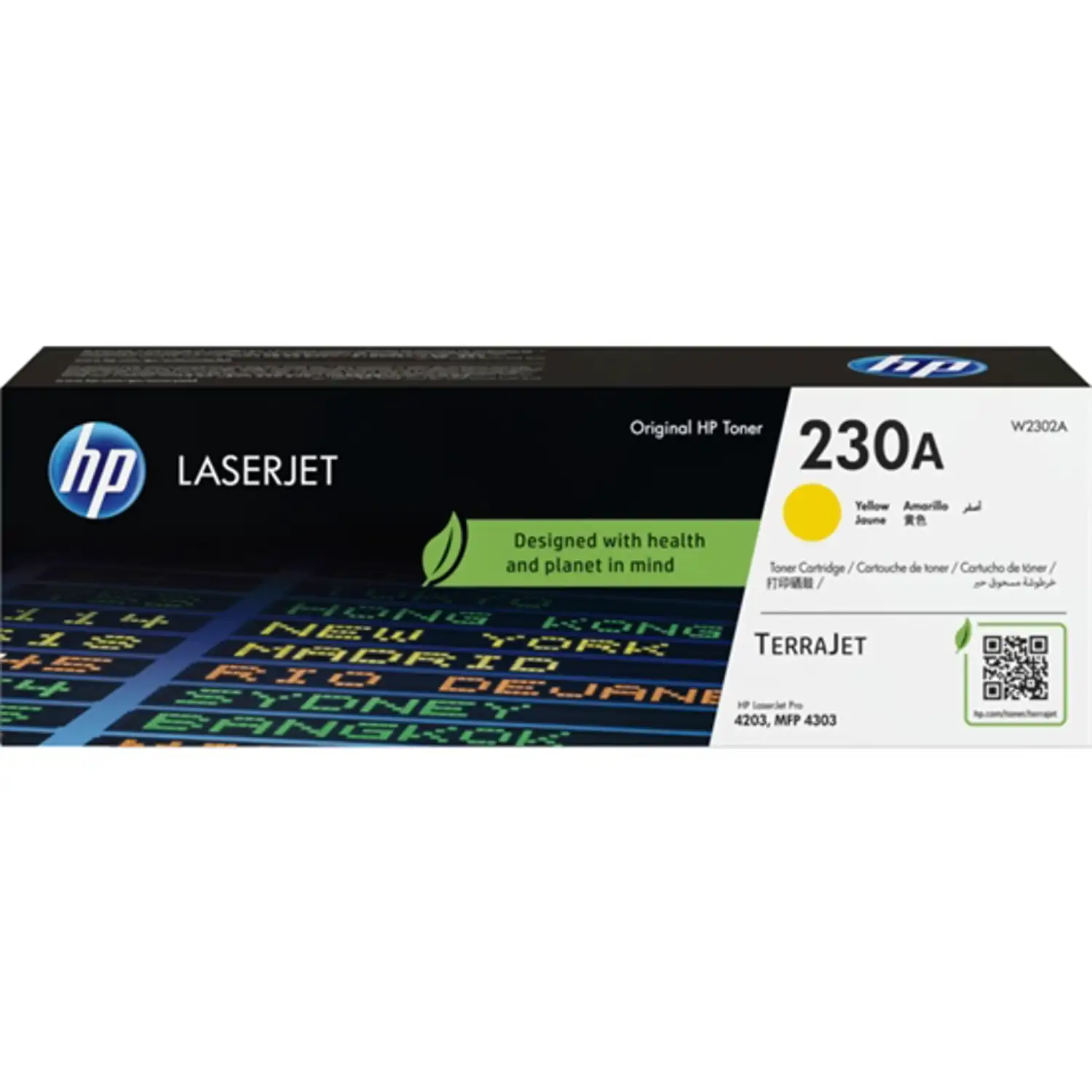 Toner HP  230A Amarillo LaserJet HP W2302A