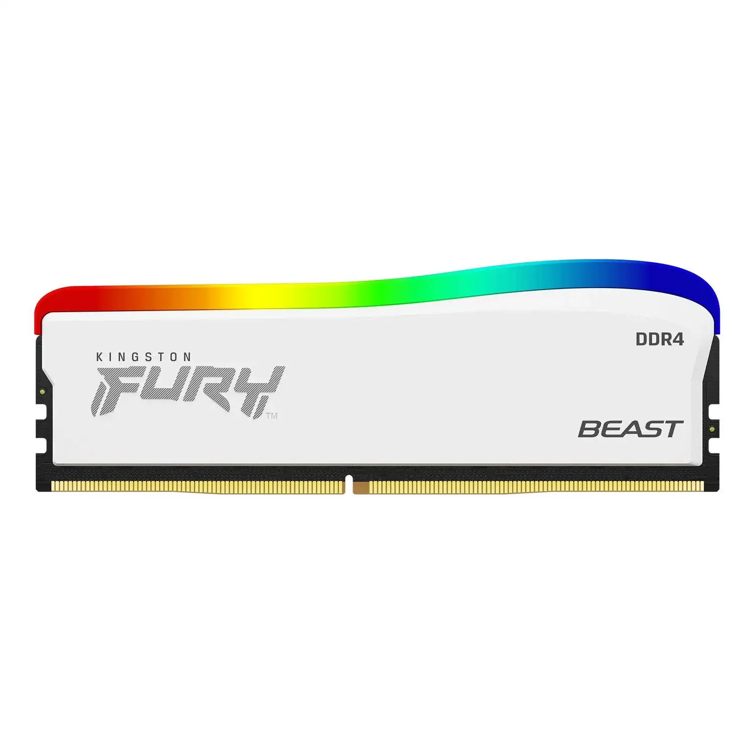 Memoria PC Fury DDR4 8GB 3200MHz Beast RGB Blanca KINGSTON KF432C16BWA/8