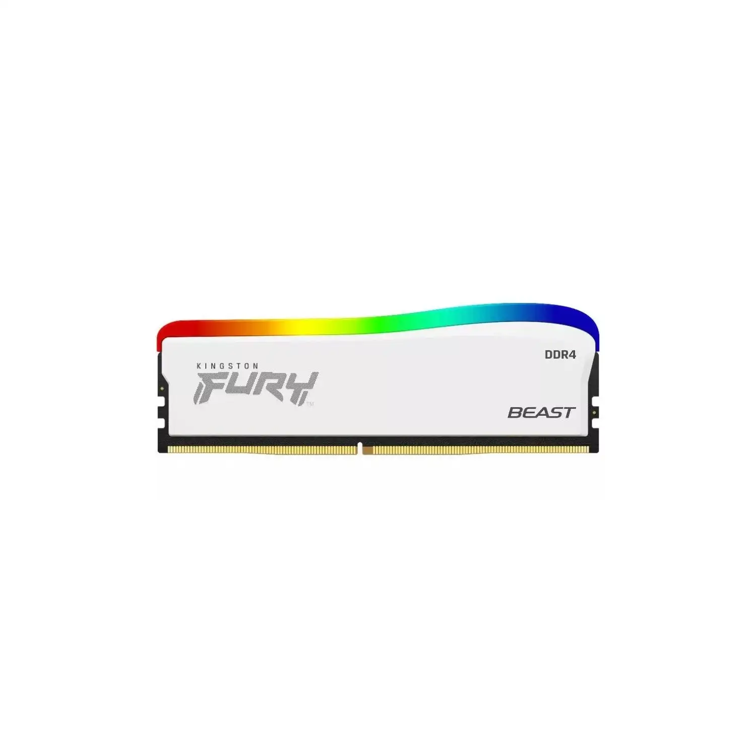 Memoria PC Fury DDR4 8GB 3600MHz Beast RGB Blanca KINGSTON KF436C17BWA/8