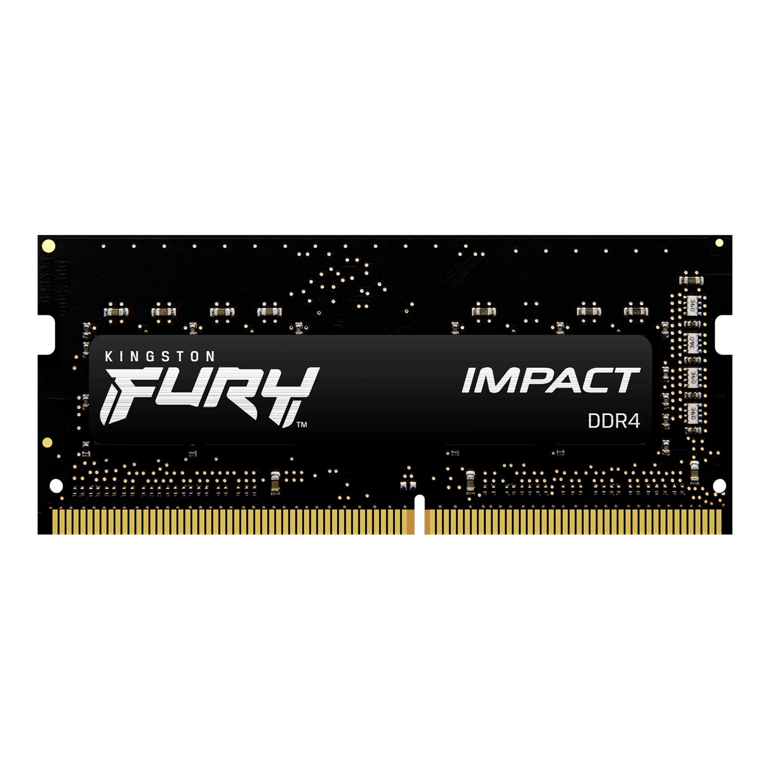 Memoria SODIMM Fury DDR5 32GB 5600MHz Impact Negra KINGSTON KF556S40IB-32