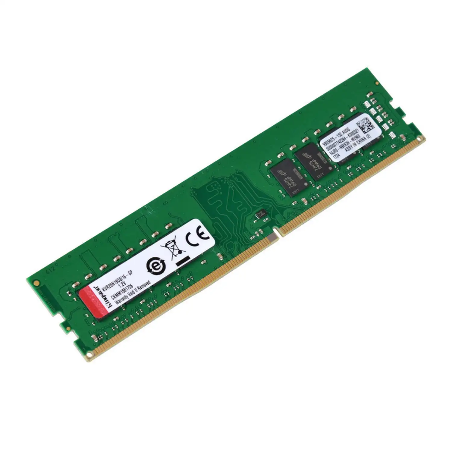 Memoria PC DDR4 16GB 2666Mhz CL19 1.2V 16Gbit KINGSTON KVR26N19S8/16