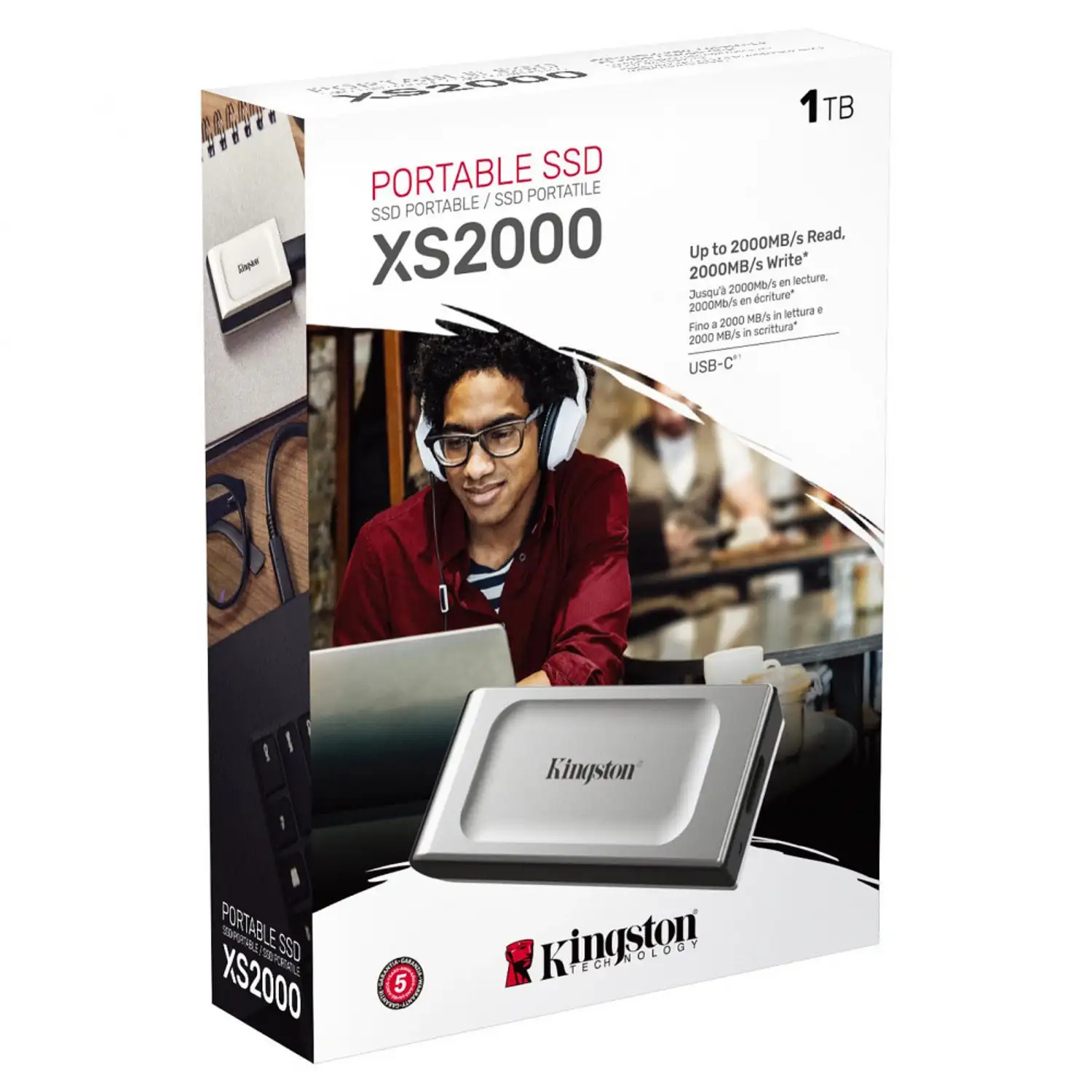 Disco SSD Externo 1000GB USB 3.2 Gen 2X2 KINGSTON SXS2000/1000G