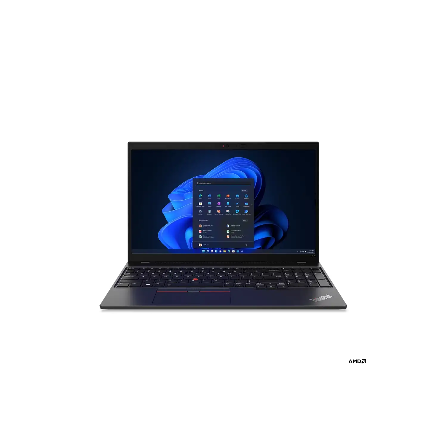 Notebook LENOVO L15 15" AMD Ryzen 5 5625U 8GB DDR4-3200Mhz Integrated AMD Radeon™ Graphics 256GB SSD