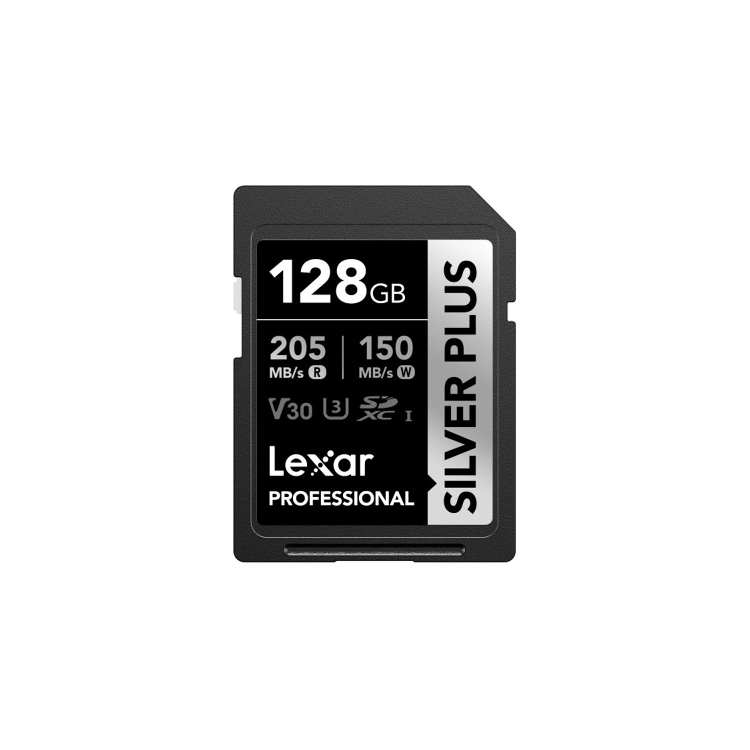 Tarjeta SILVER PLUS SDXC Lexar 128GB UHS-I LEXAR LSDSIPL128G-BNNNG