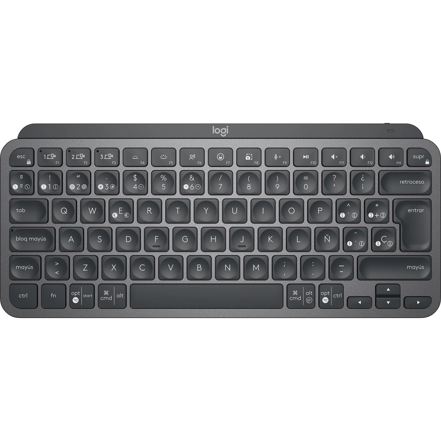 Teclado Inalámbrico Logitech MX Keys Mini Negro LOGITECH 920-010476