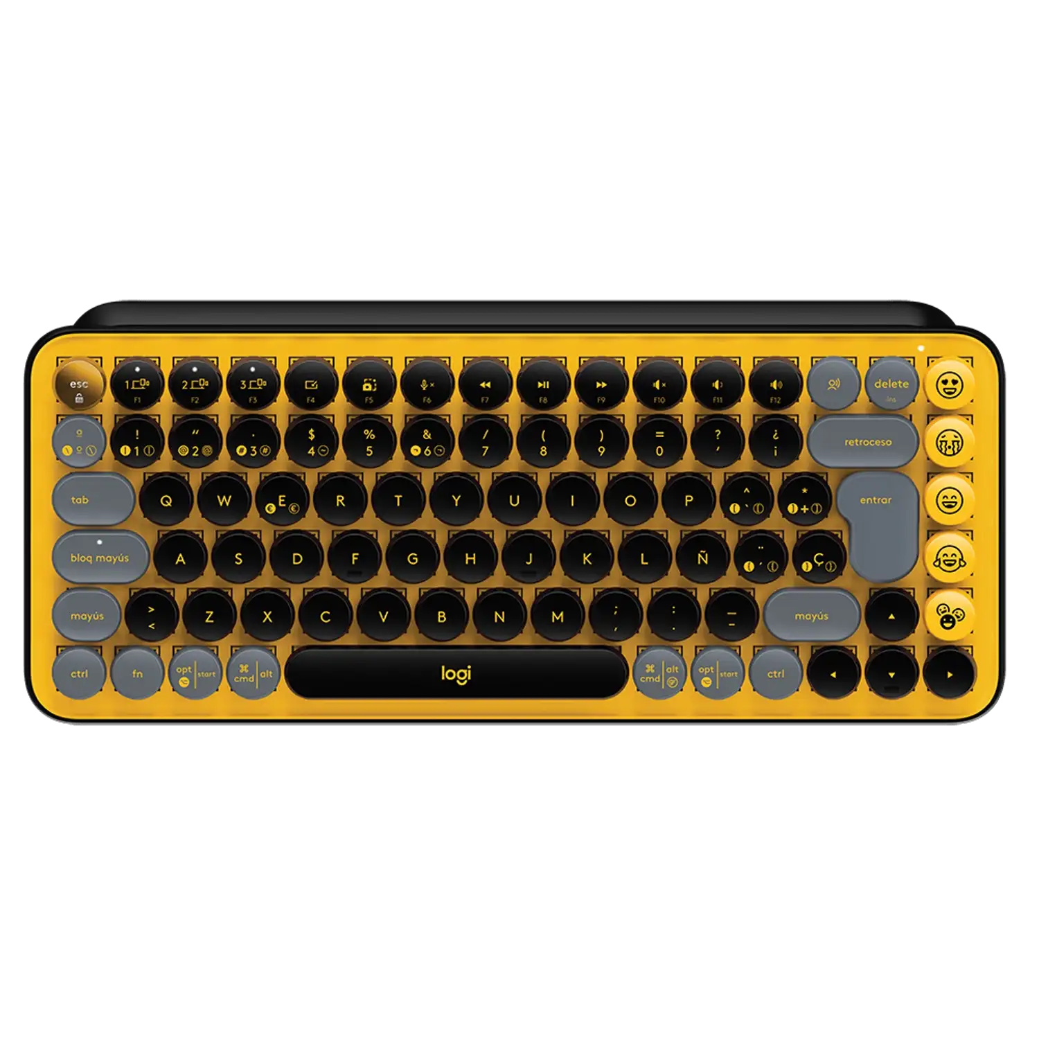 Teclado nalámbrico POP Negro y Amarillo LOGITECH 920-010713