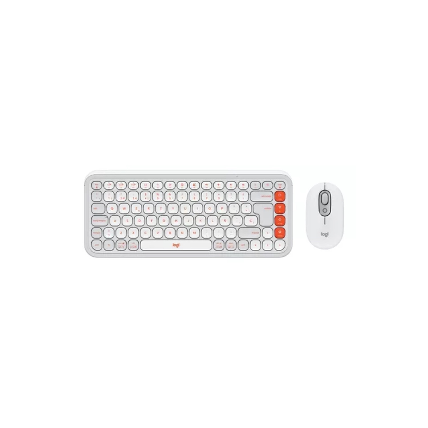 Combo Inalámbrico Logitech POP Icon Blanco LOGITECH 920-013055