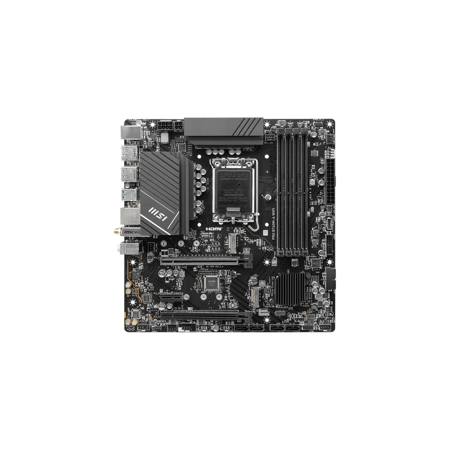 Motherboard MSI PRO B760M-A WIFI LGA1700 DDR5 MSI PRO B760M-A WIFI