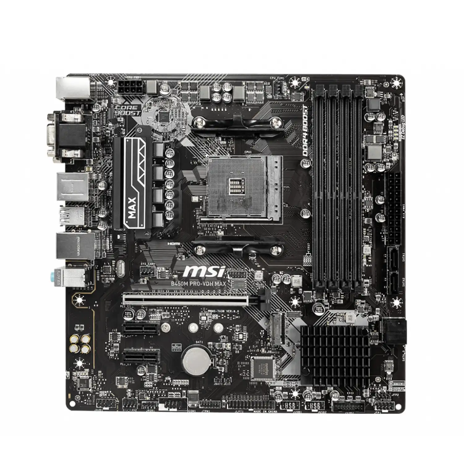 Motherboard (AM4) B450M PRO-VDH MAX MSI 911-7A38-049