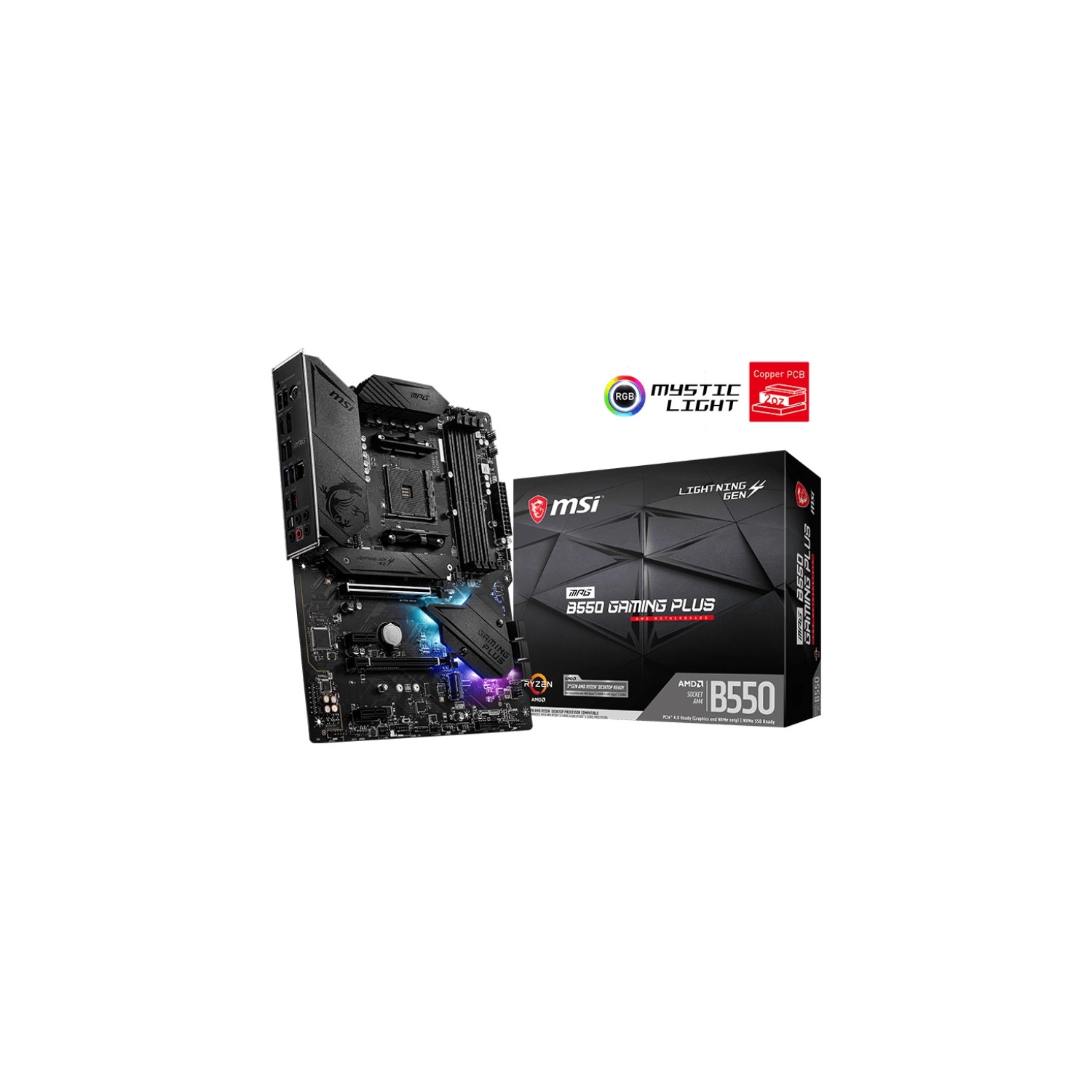 Motherboard MSI MPG B550 GAMING PLUS AM4 DDR4 MSI MPG B550 GAMING PLUS