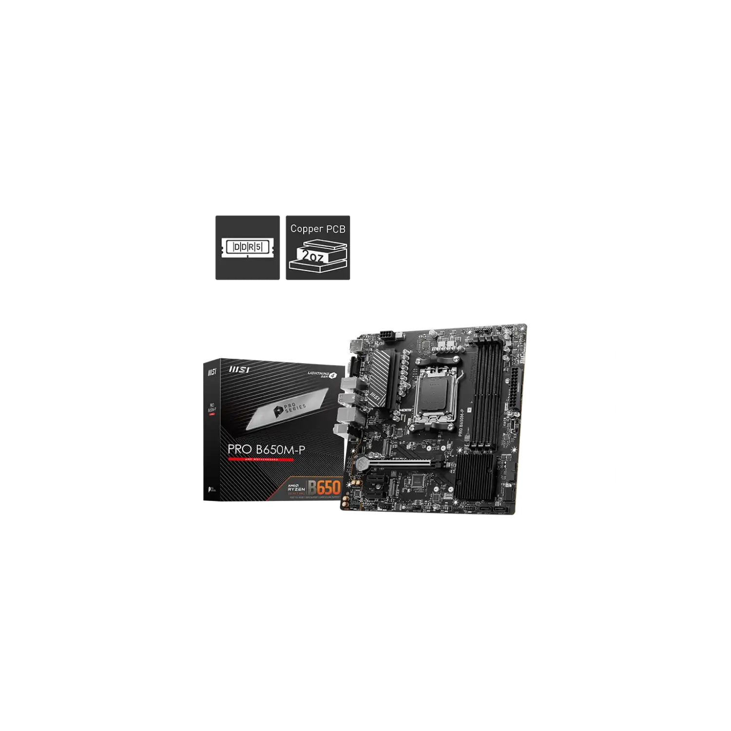 Motherboard MSI PRO B650M-P AM5 DDR5 MSI PRO B650M-P