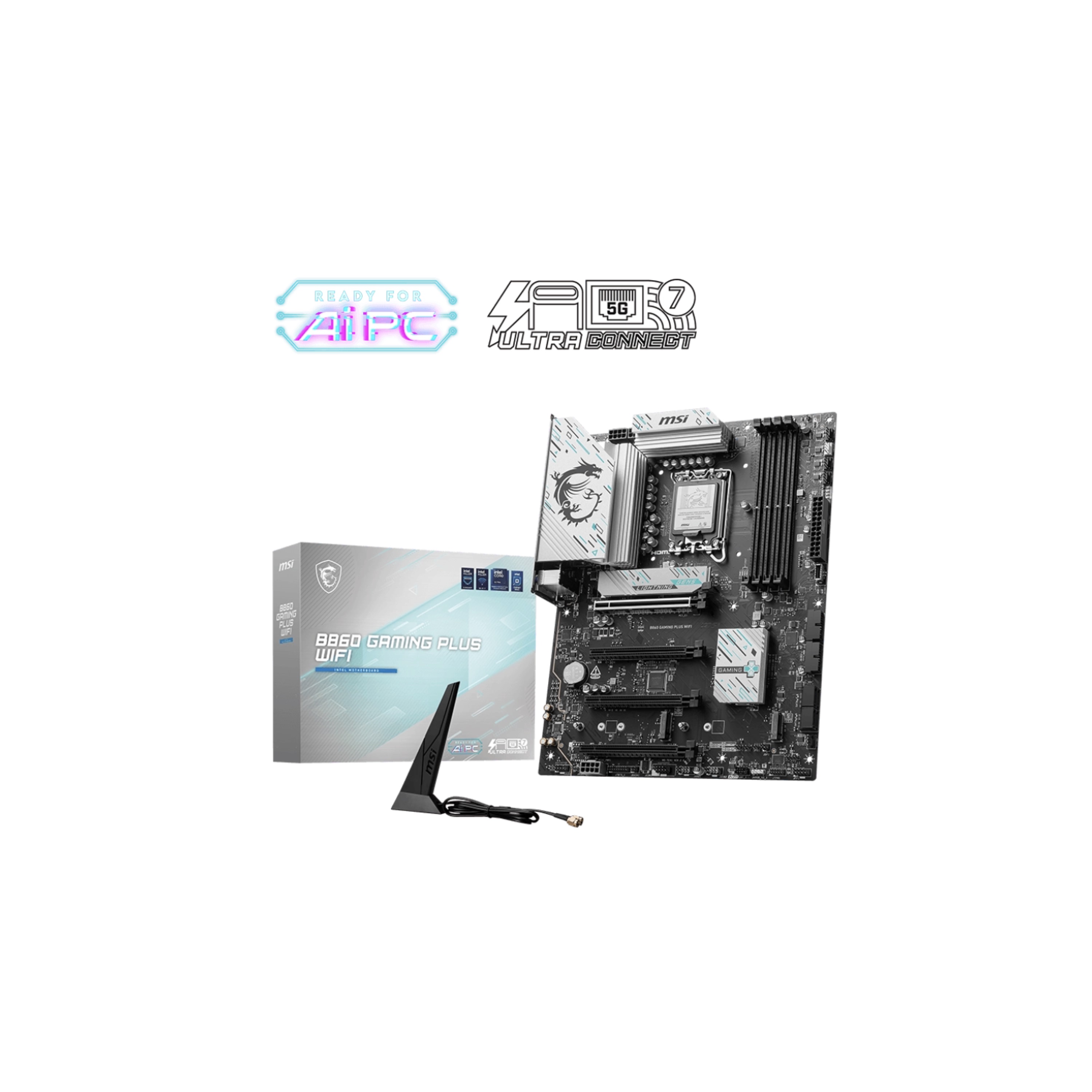 Motherboard MSI B860 GAMING PLUS WIFI DDR5  LGA 18 MSI B860 GAMING PLUS WIFI