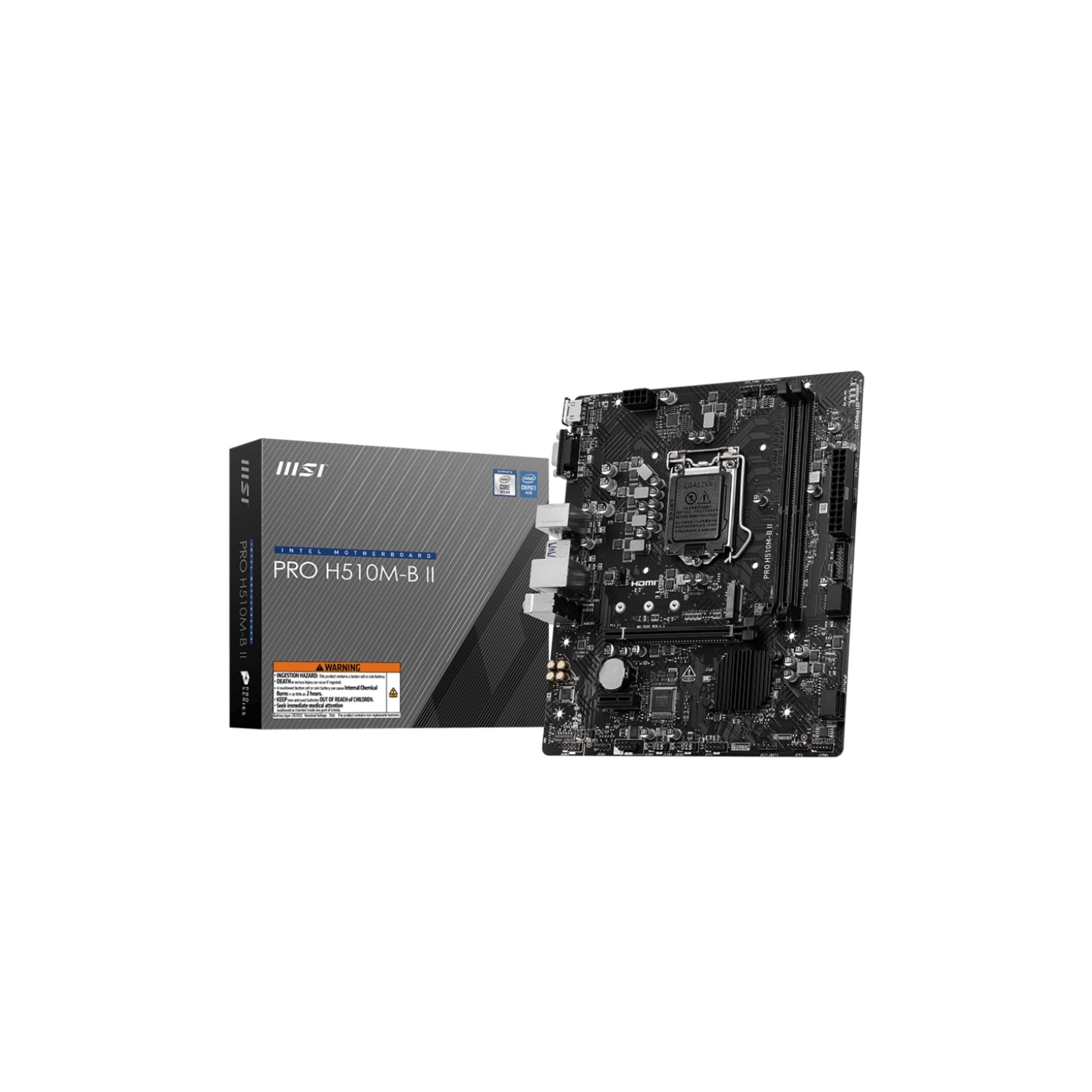 Motherboard MSI PRO H510M-B II LGA1200 DDR4 (Solo MSI PRO H510M-B II