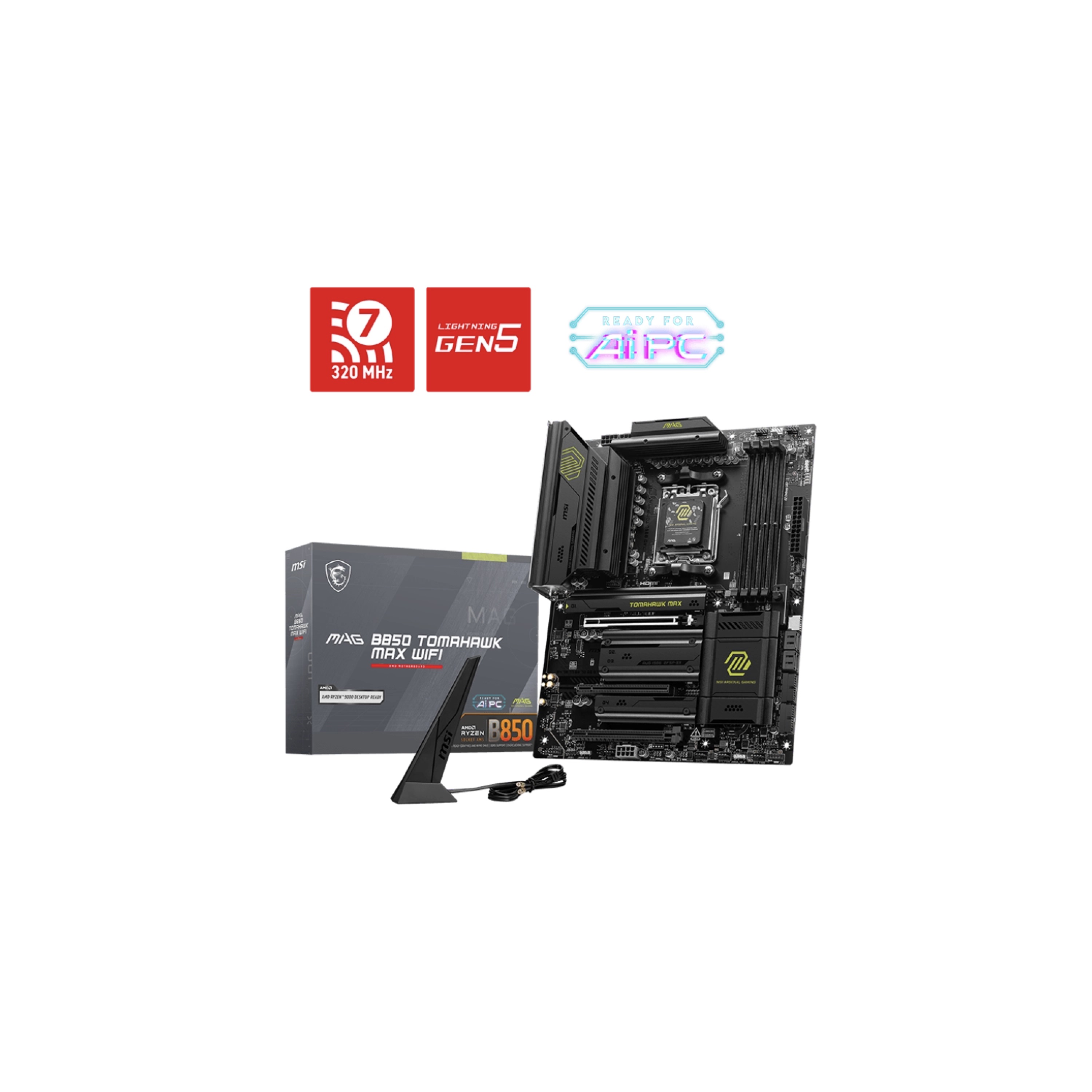 Motherboard MSI MAG B850 TOMAHAWK MAX WIFI AM5 DDR MSI MAG B850 TOMAHAWK MAX WIFI