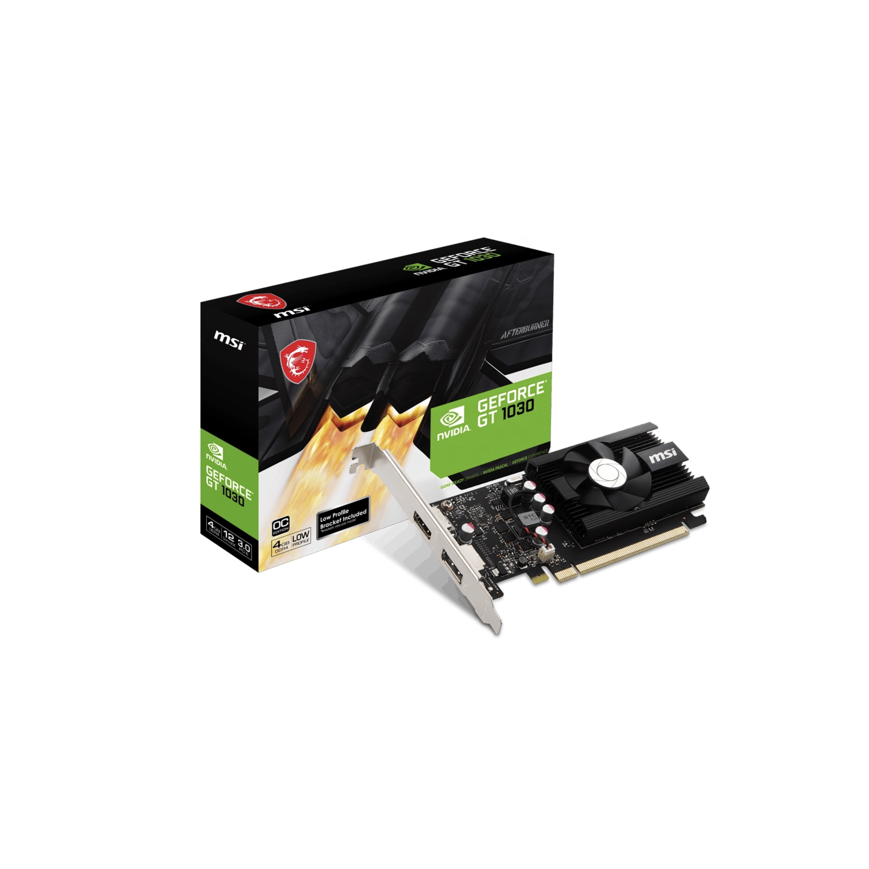 Placa MSI GeForce GT 1030 4GD4 LP OC MSI GT 1030 4GD4 LP OC