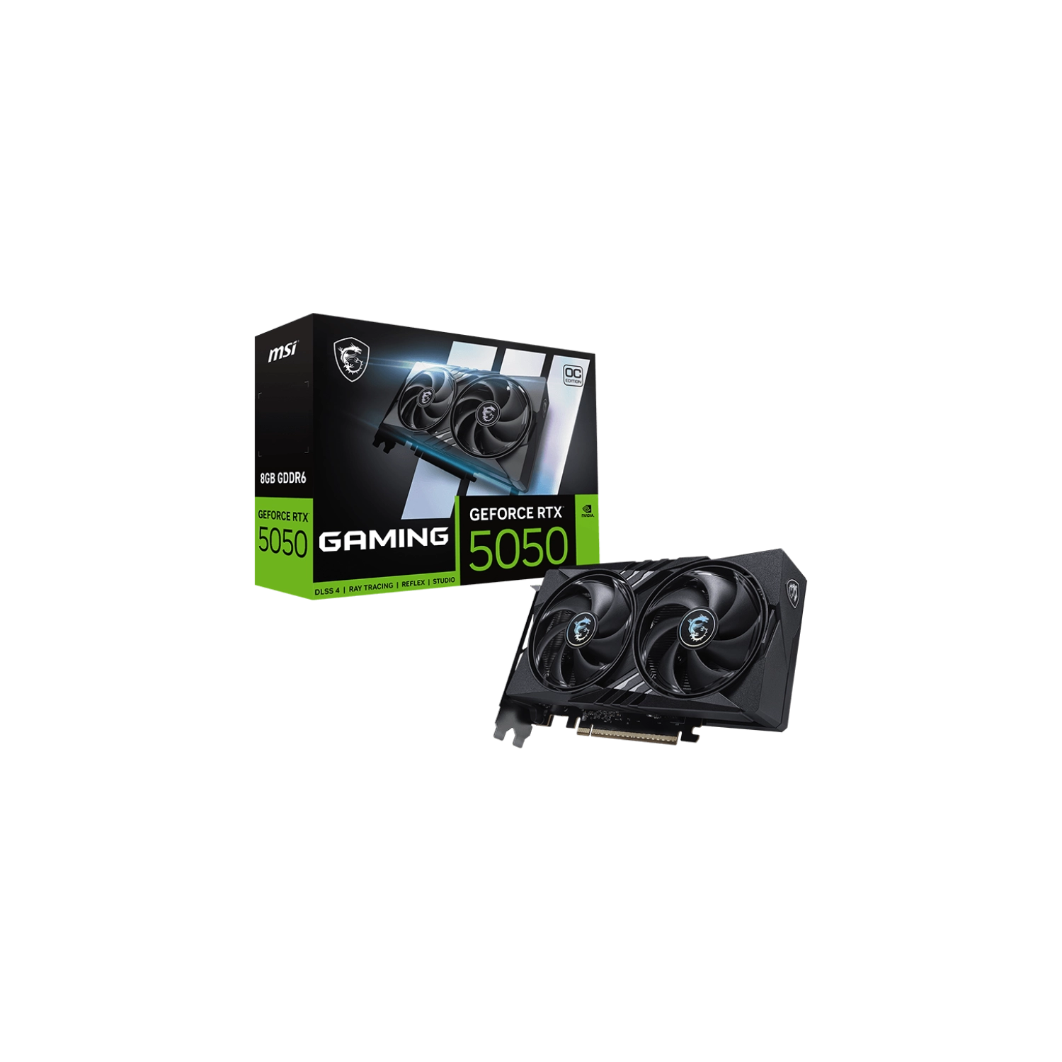 Placa de Video MSI Geforce RTX 5050 8G GAMING OC MSI RTX 5050 8G GAMING OC
