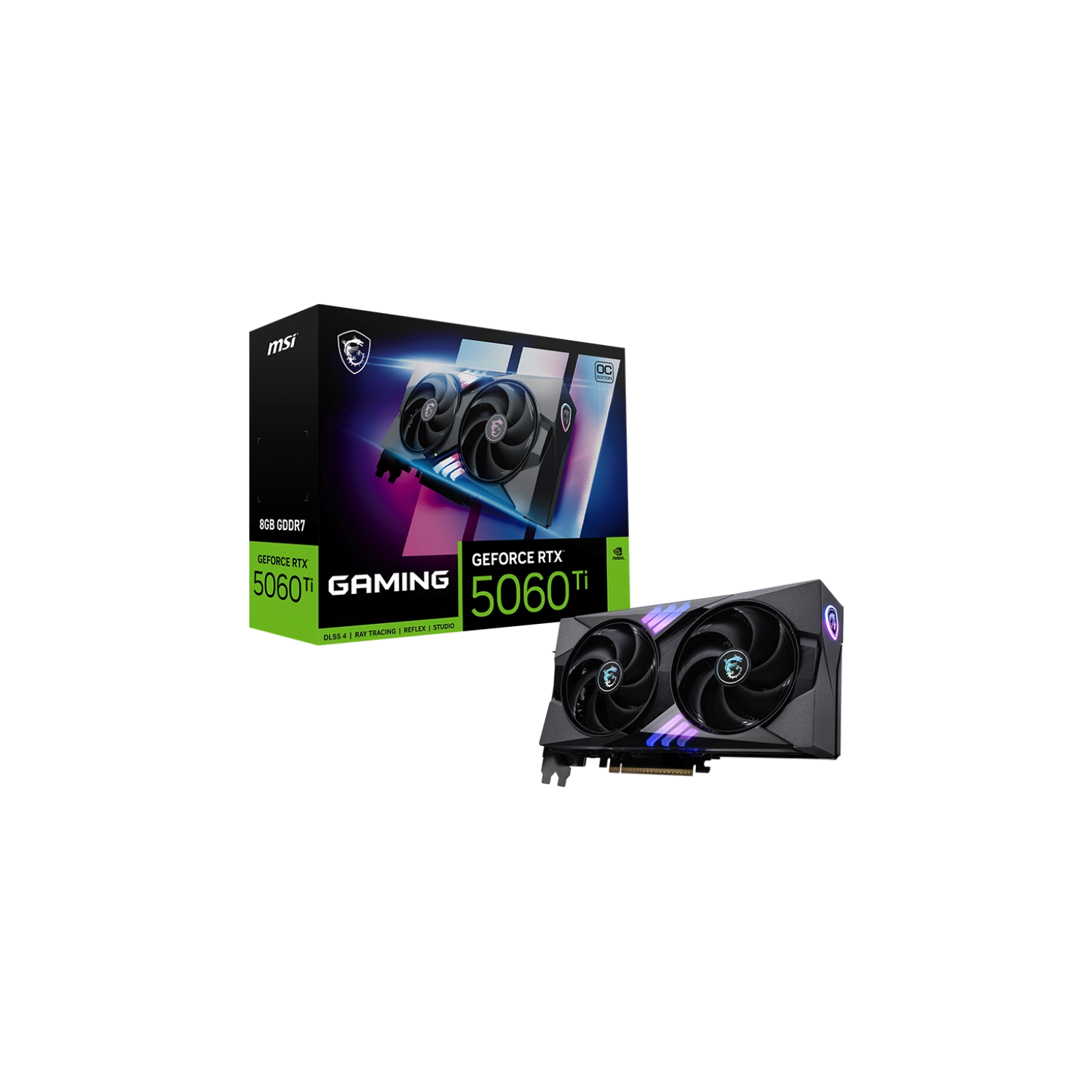 Placa MSI GeForce RTX 5060 Ti 8G GAMING OC MSI RTX 5060 Ti 8G GAMING OC