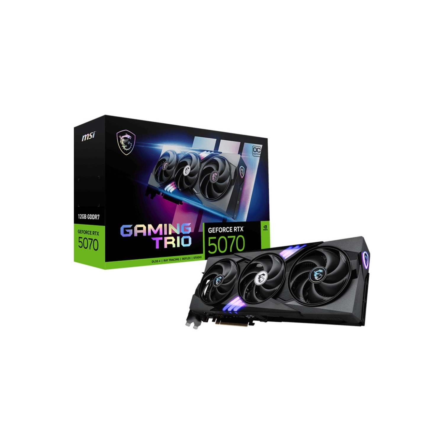 Placa MSI GeForce RTX 5070 12G GAMING TRIO OC MSI RTX 5070 12G GAMING TRIO OC