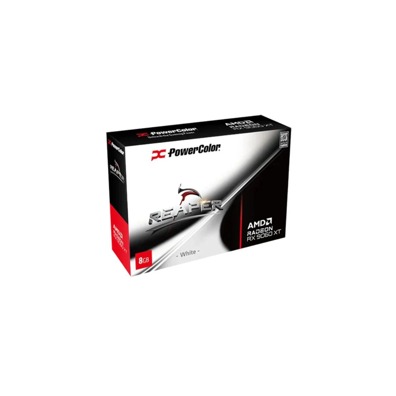 Placa de Video Powercolor Reaper White AMD Radeon RX 9060 XT 16GB GDDR6 WHITE POWERCOLOR RX9060XT 16