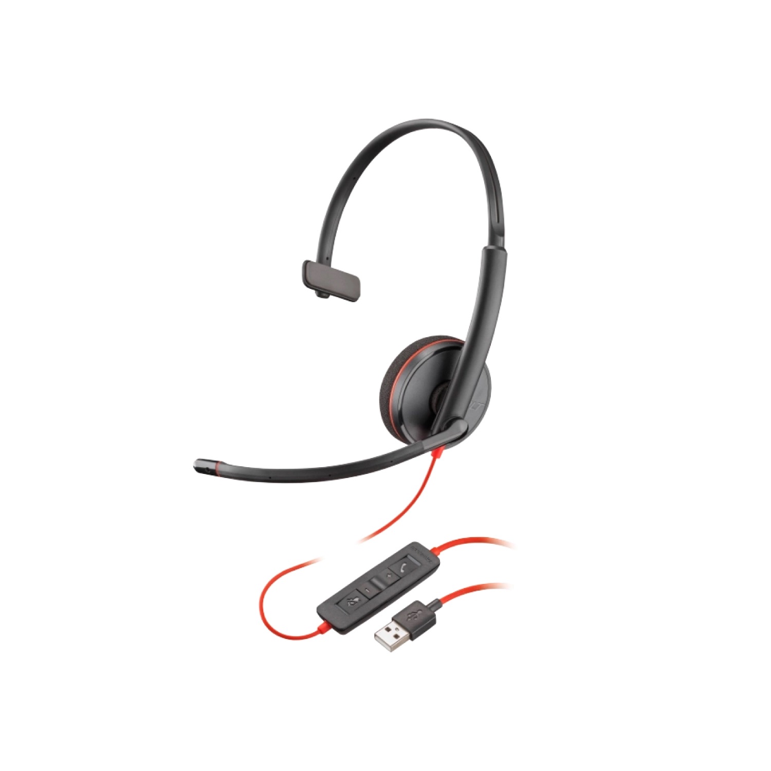 Auricular Poly Blackwire 3210 Mono USB-C   USB-A POLY 8X214A6
