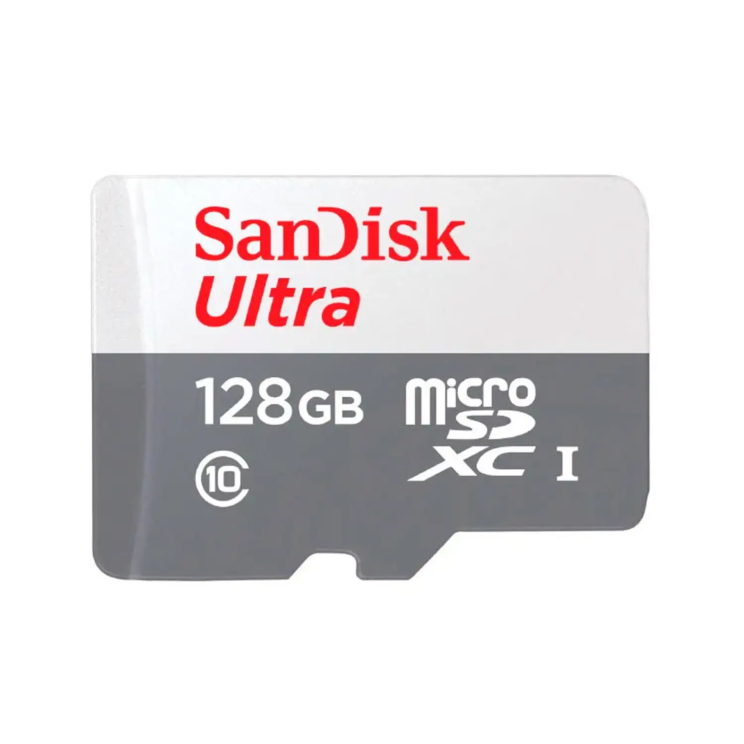 Tarjeta microSD Ultra 128GB Clase 10 c/adap 100Mbs SANDISK SDSQUNR-128G-GN