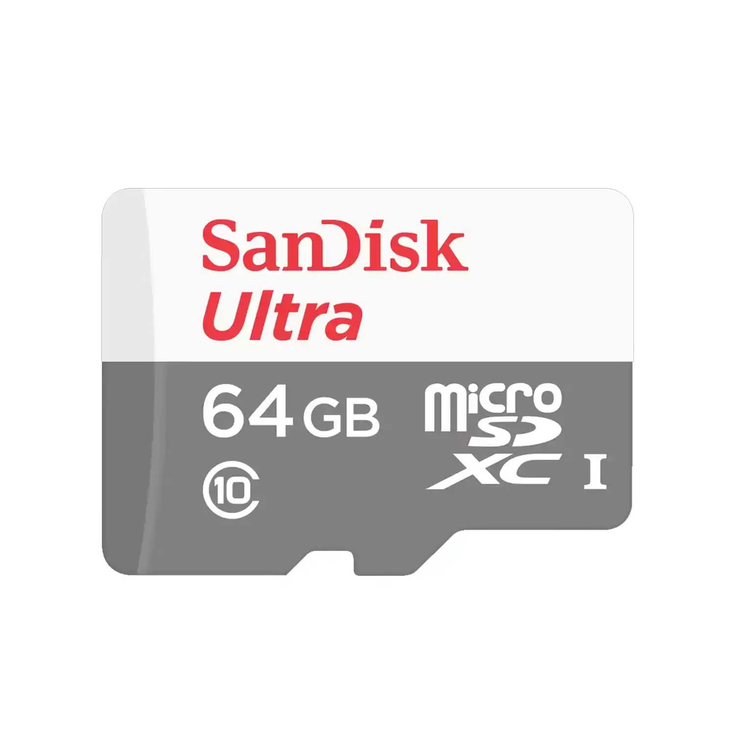 Tarjeta microSD Ultra 64GB Clase 10 c/adap 100Mbs SANDISK SDSQUNR-064G-GN