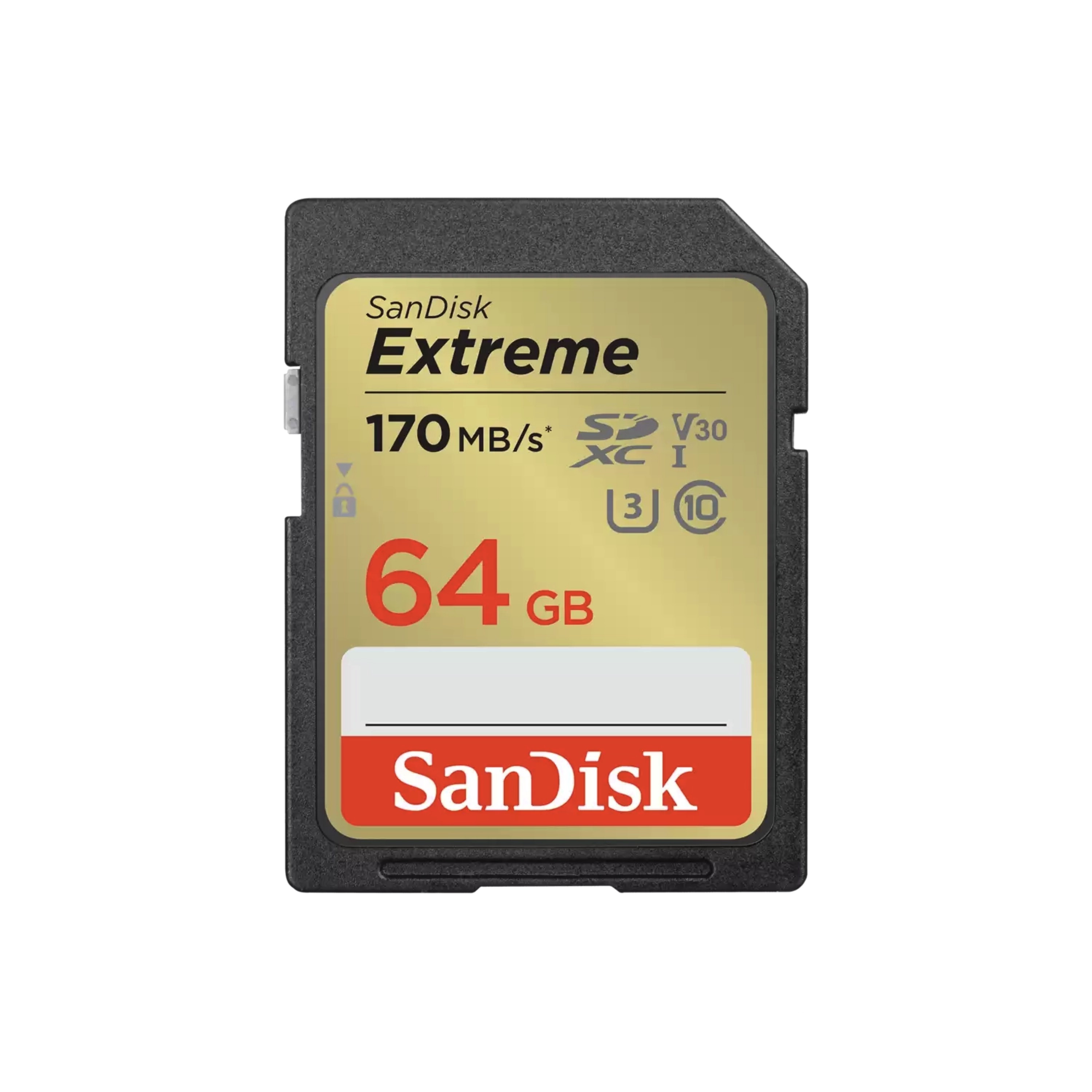 Tarjeta SD Sandisk Extreme 64GB UHS-I 180MB/s 4K SANDISK SDSDXV2-064G-GNCIN