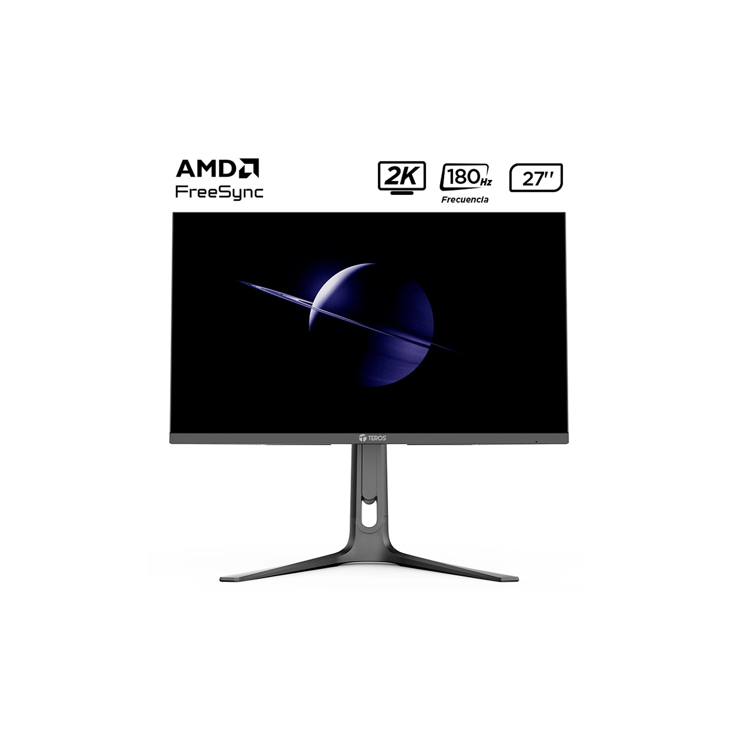 Monitor Teros TE-2753G Gaming 27" Plano IPS QHD 180Hz 1ms TEROS TE-2753G