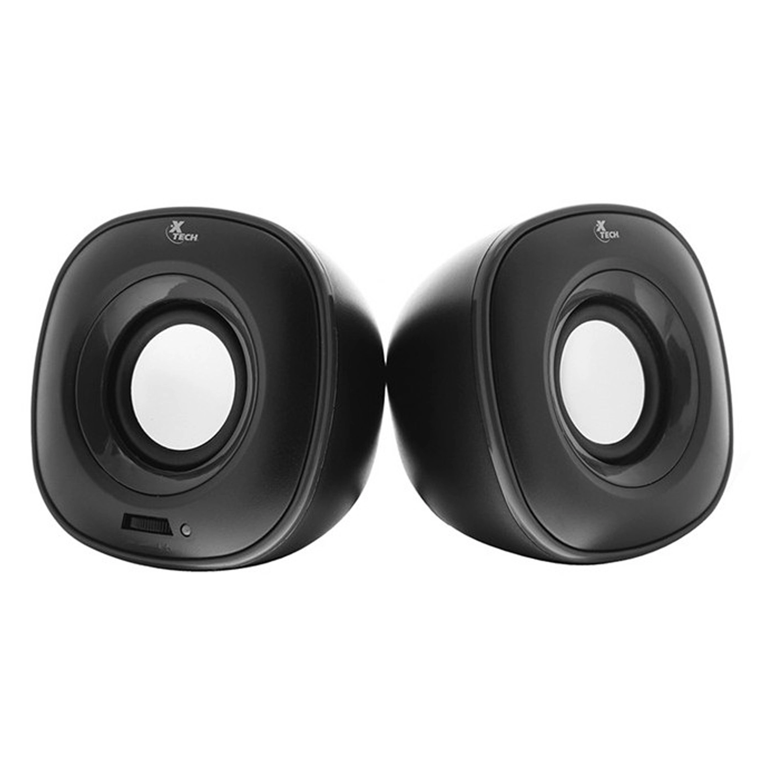 Parlantes estéreo multime de 2.0 conector USB Negr XTECH XTS-115BK