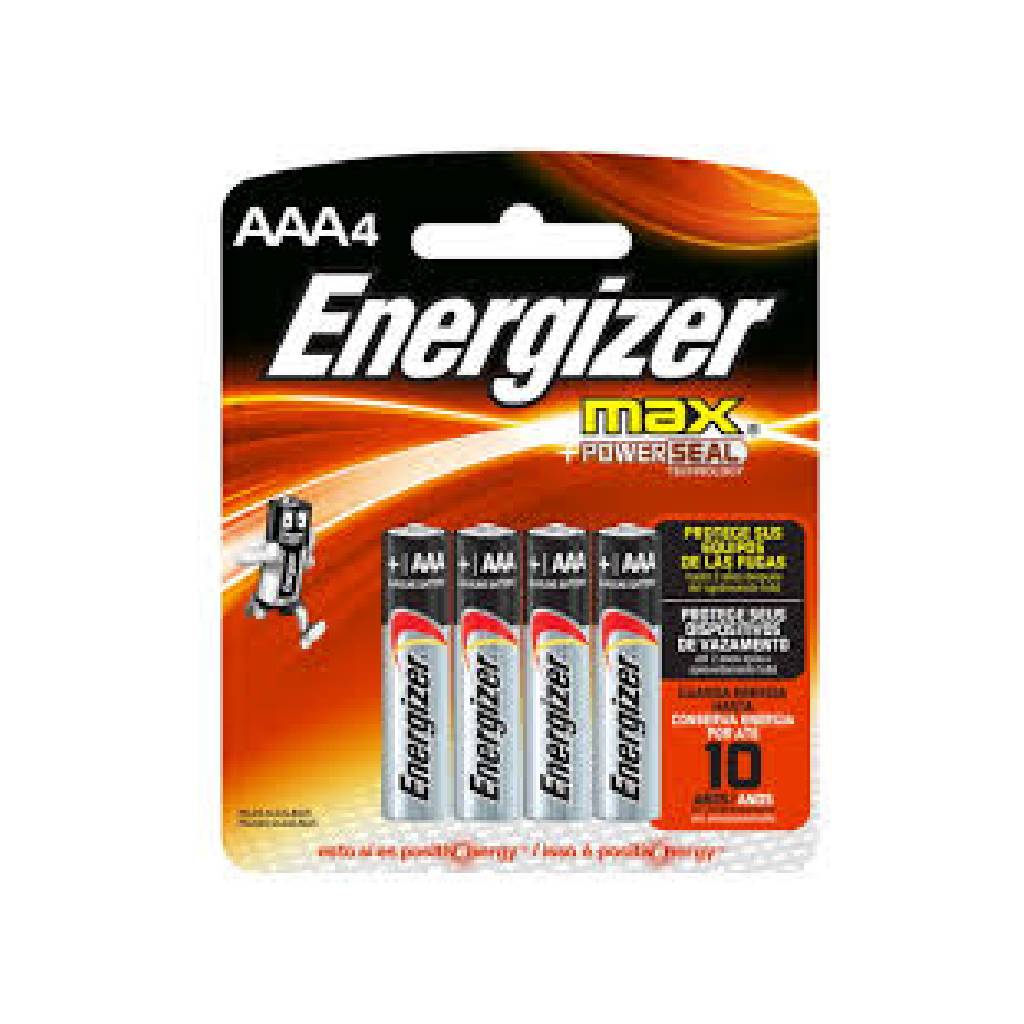 Pila  Energizer AAA 1,5 volts blíster x 4