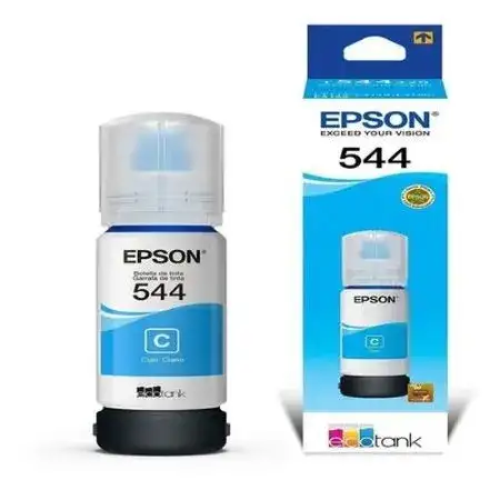 Cartucho impresora Epson T544 Botella Cian L3110, 3150, 5190