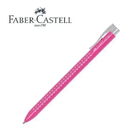 Bolígrafo Faber Castell Grip 2022 Retráctil Rosa