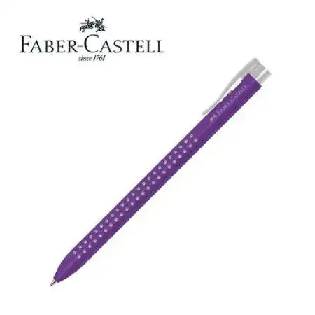 Bolígrafo Faber Castell Grip 2022 Retráctil Violeta