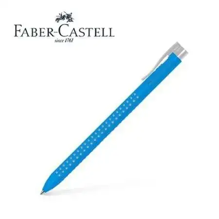 Bolígrafo Faber Castell Grip 2022 Retráctil Celeste