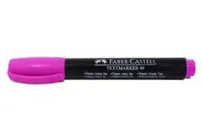 Resaltador Faber Castell T-49 Grueso Rosa