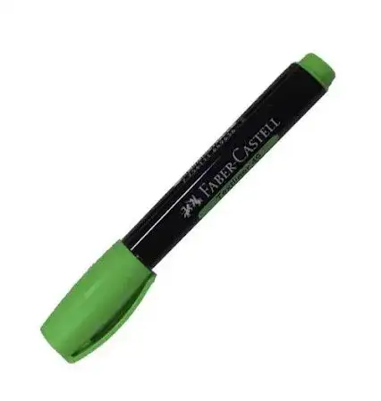 Resaltador Faber Castell T-49 Grueso Verde