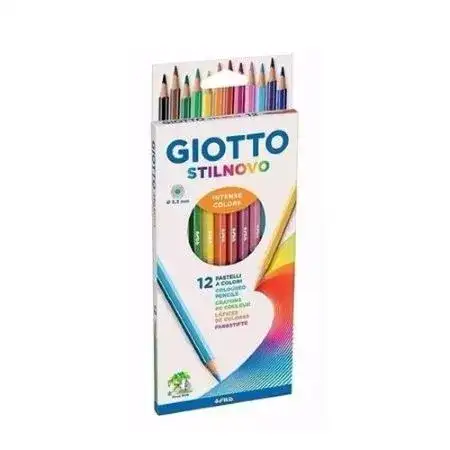 Lápices Giotto Stilnovo Largos 12 colores