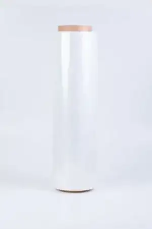 Film Stretch 50cm  Virgen Tricapa 20/23mic Cristal Bobina 5  kg -2