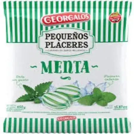 Caramelos Georgalos Menta 450 grs bolsa