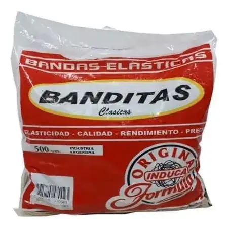 Bandas elásticas Banditas Fina Ø100mm Bolsa 500 gr