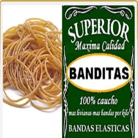 Bandas elásticas Banditas Fina Ø40mm Bolsa 100 gr