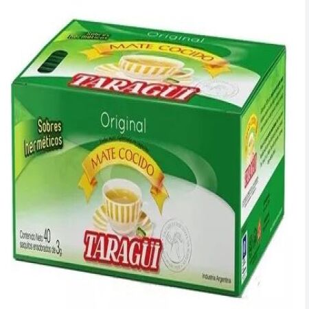 Mate cocido Taragui Caja x 40 saquitos ensobrados