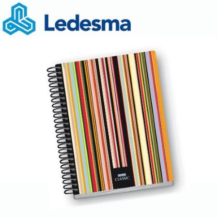 Cuaderno Ledesma Classic Cuadriculado A4 Tapa Dura Espiralado 84 hojas