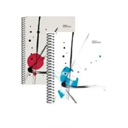 Cuaderno Ledesma Essential Liso A4 Cristal Tapa polip Espiralado 84 hojas