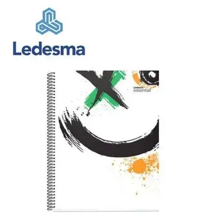 Cuaderno Ledesma Linea 16 Rayado A4 Tapa c/Laca UV Espiralado 84 hojas