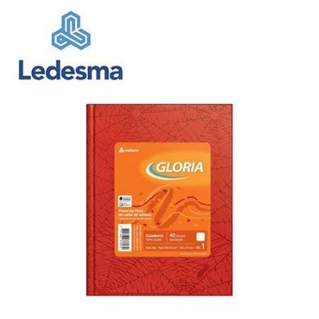Cuaderno Gloria Araña Rayado Escolar (16 x 21cm) Rojo Tapa Dura 42 hojas -2