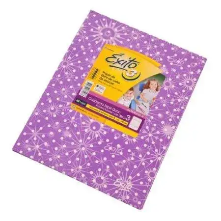 Cuaderno Exito Lunares Rayado Nº3 19x24 cm (tipo ABC) Lila Tapa Dura 48 hojas