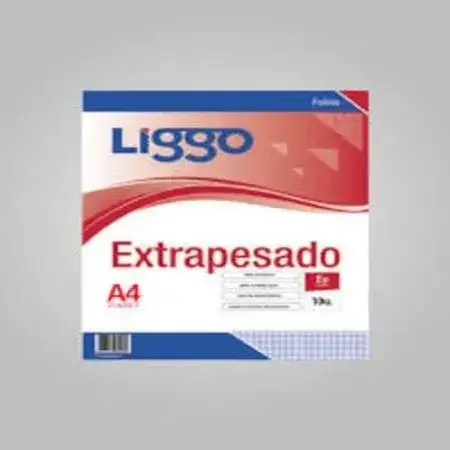 Folios Liggo extra pesados 70 micrones A4 50 unidades