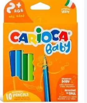 Lapices Carioca baby +2 años caja x 10