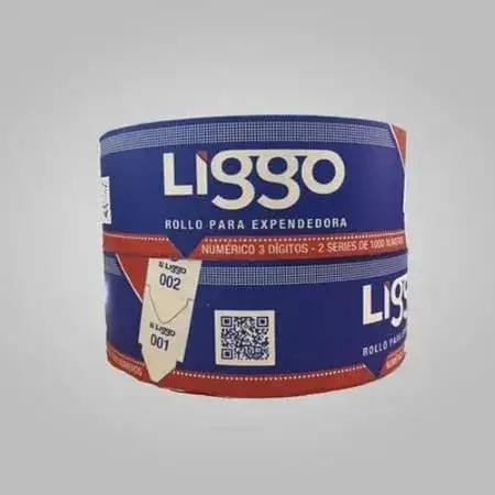 Talonario numerico Liggo Guardarropa 1 a 300